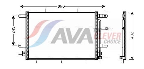 Радіатор кондиціонера AVA QUALITY COOLING AI5239 - zapix