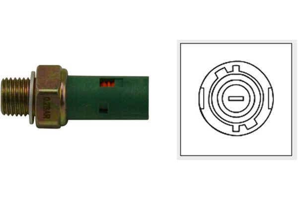 Датчик тиску оливи KAVO PARTS EOP6501 - zapix