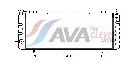 Радіатор охолодження двигуна AVA QUALITY COOLING JE2001 - zapix