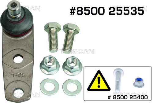 Кульова опора TRISCAN 850025535 - zapix