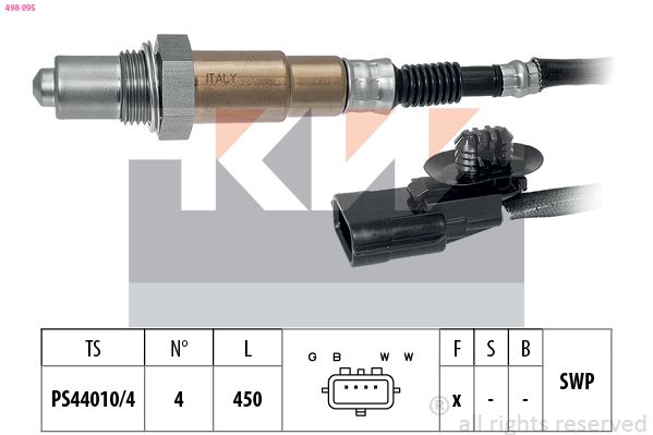 Кисневий датчик KW 498095 - zapix
