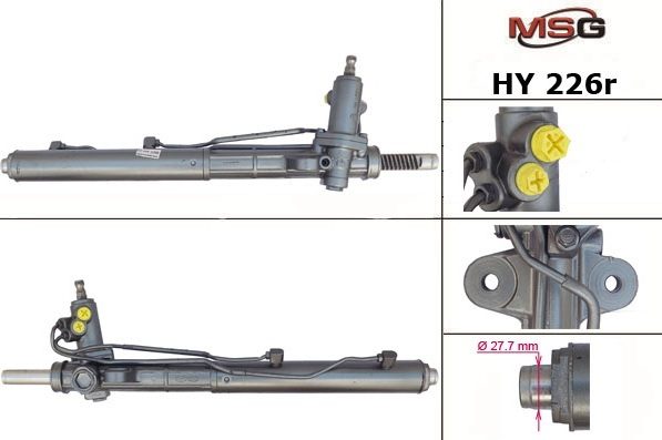 Рейка кермова MSG REBUILDING HY226R - zapix