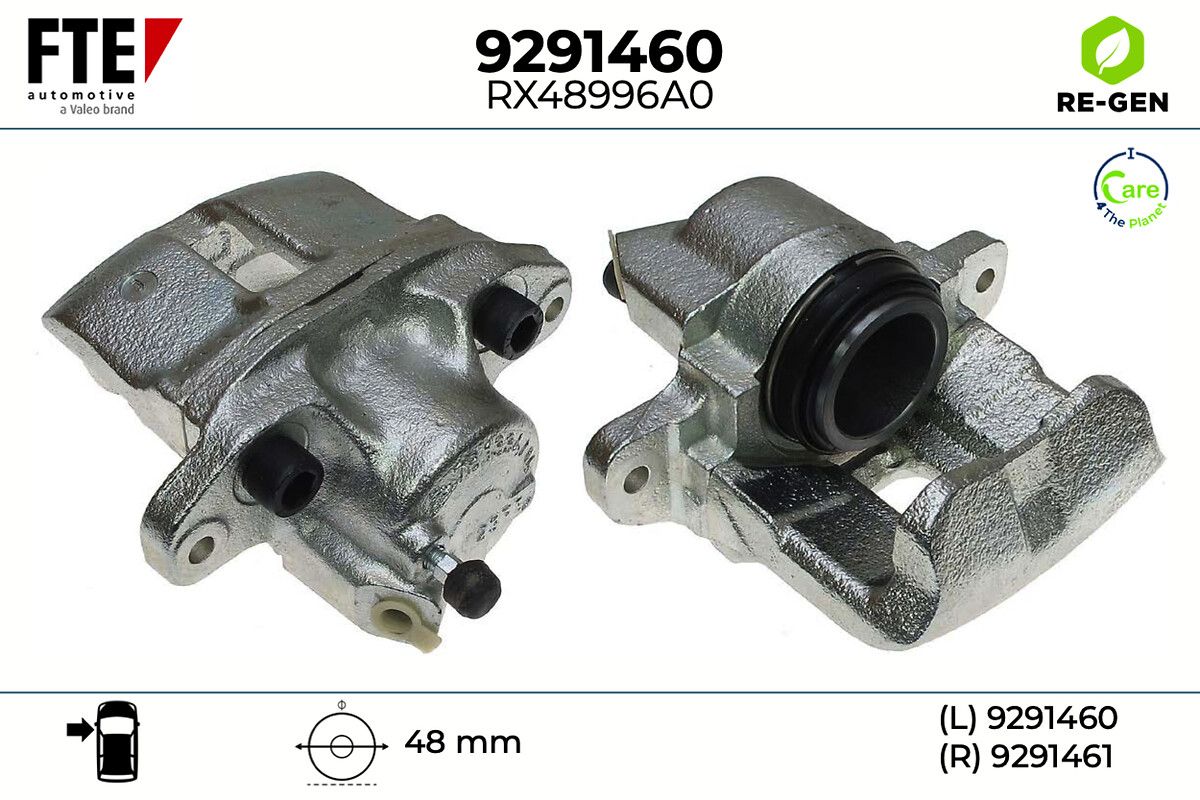 Гальмівний супорт FTE 9291460 - zapix