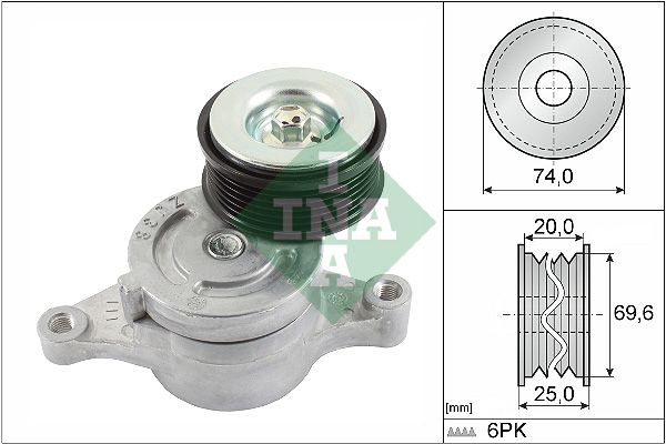 Натяжний пристрій ременя поліклінового SCHAEFFLER INA 534045710 - zapix