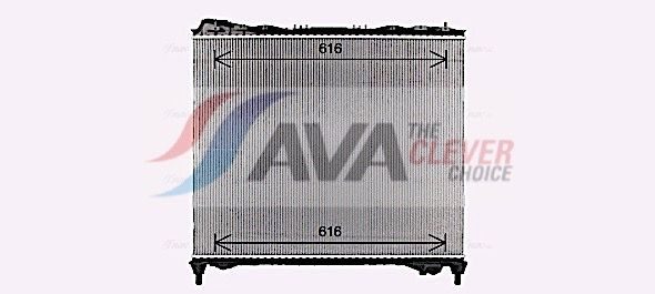 Радіатор охолодження двигуна AVA QUALITY COOLING AU2337 - zapix