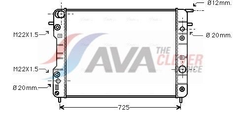Радіатор охолодження двигуна AVA QUALITY COOLING OLA2193 - zapix