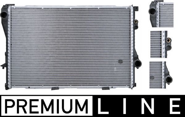 Радіатор охолодження двигуна MAHLE CR281000P - zapix