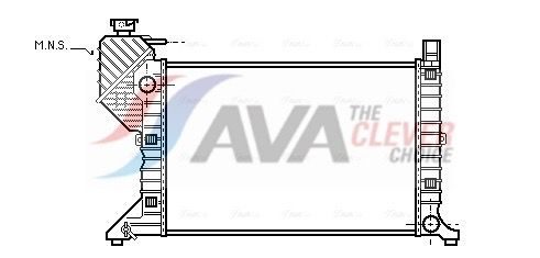 Радіатор охолодження двигуна AVA QUALITY COOLING MSA2181 - zapix