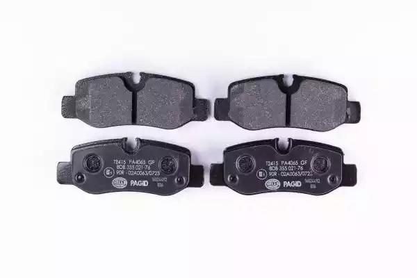 Гальмівні колодки дискові HELLA PAGID 8DB355021761 - zapix