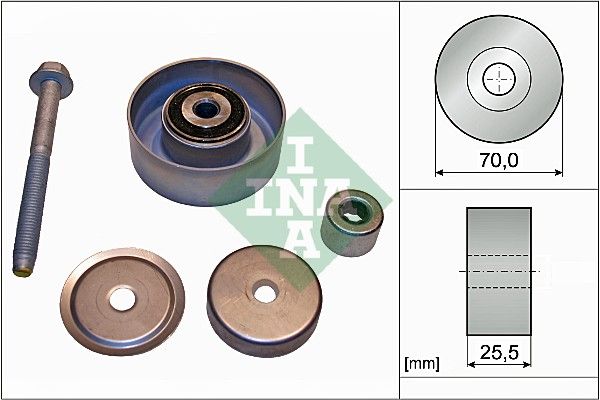Обвідний ролик ременя приводного SCHAEFFLER INA 532066510 - zapix
