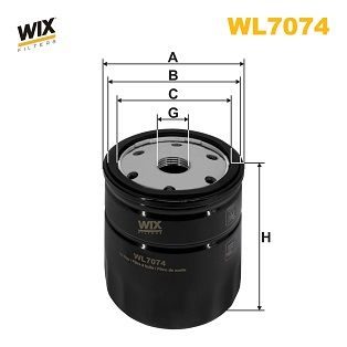 Оливний фільтр WIX FILTERS WL7074 - zapix