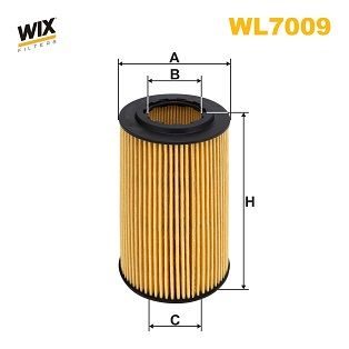 Масляный фильтр WIX FILTERS WL7009