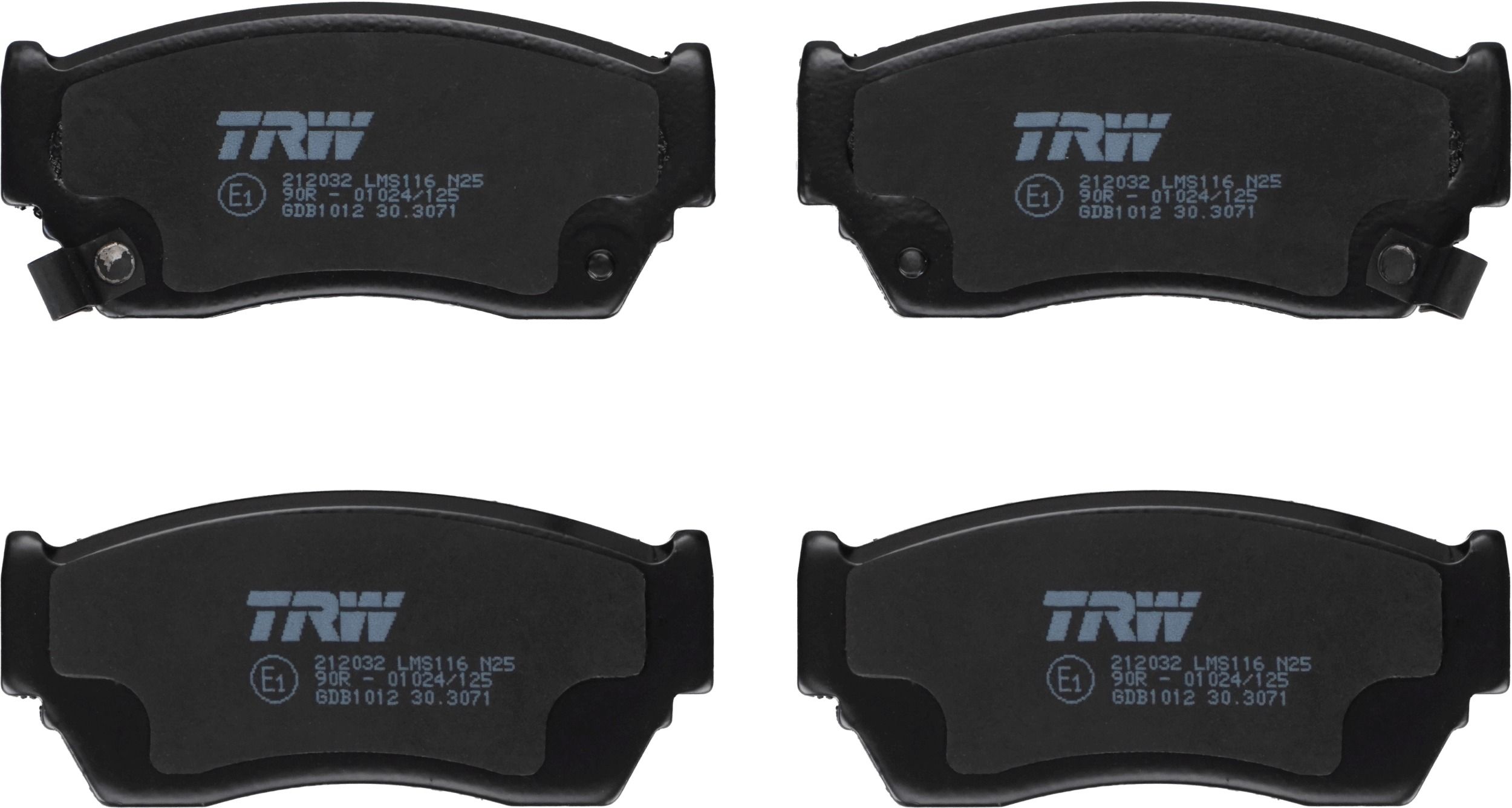Гальмівні колодки дискові TRW GDB1012 - zapix
