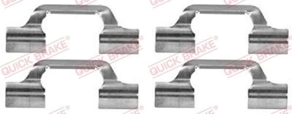 Приладдя / деталі гальмівних колодок QUICK BRAKE 1091685 - zapix