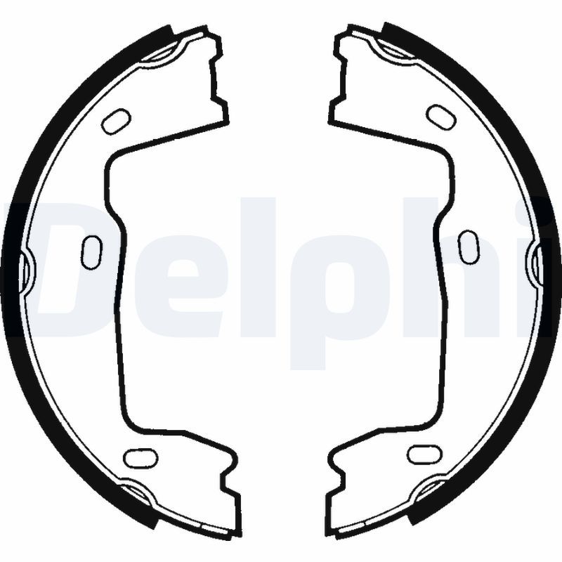 Гальмівні колодки ручника (барабанні) DELPHI LS1381 - zapix