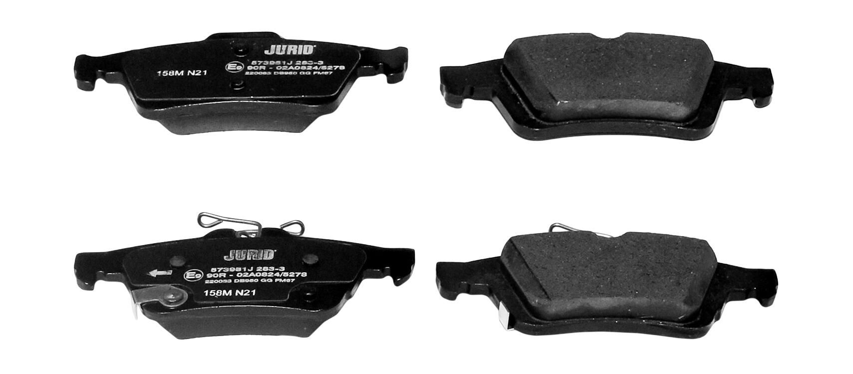 Гальмівні колодки дискові JURID 573981J - zapix