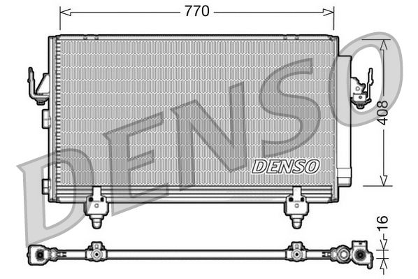 Радіатор кондиціонера DENSO DCN50031 - zapix