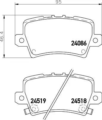 Гальмівні колодки дискові NISSHINBO NP8039 - zapix
