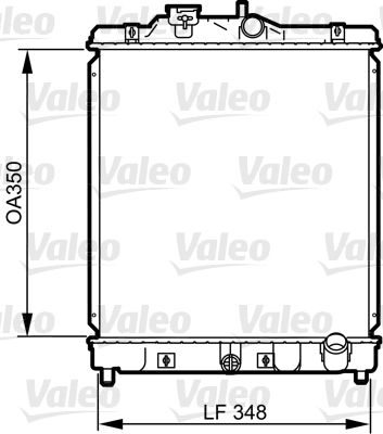 Радіатор охолодження двигуна VALEO 734117 - zapix