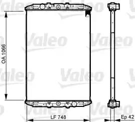 Радіатор охолодження двигуна VALEO 733509 - zapix
