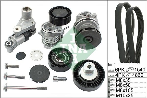 Комплект поліклинових ременів SCHAEFFLER INA 529005330 - zapix