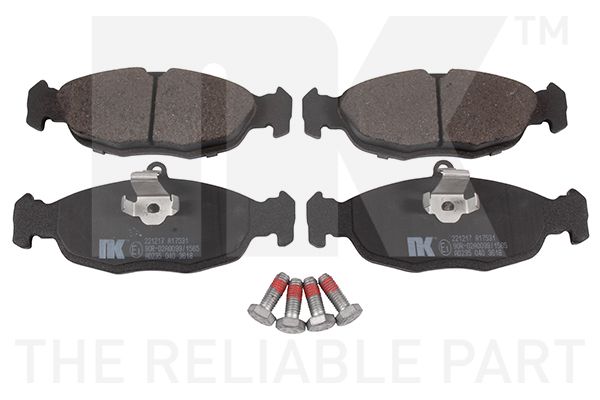 Гальмівні колодки дискові NK 221217 - zapix