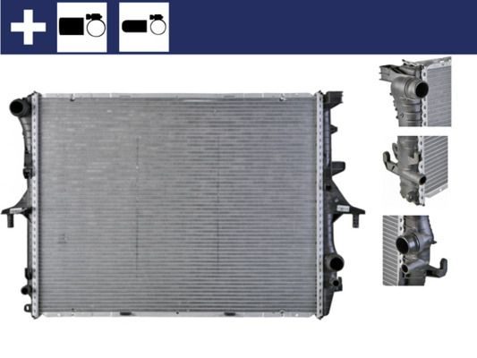 Радіатор охолодження двигуна MAHLE CR568000S - zapix