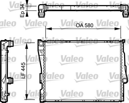 Радіатор охолодження двигуна VALEO 734276 - zapix