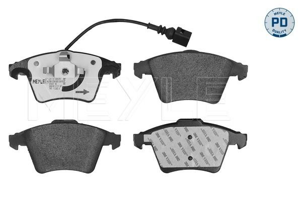 Гальмівні колодки дискові MEYLE 0252374619PD - zapix
