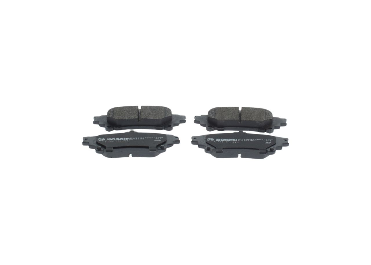 Гальмівні колодки дискові BOSCH 0986494907 - zapix
