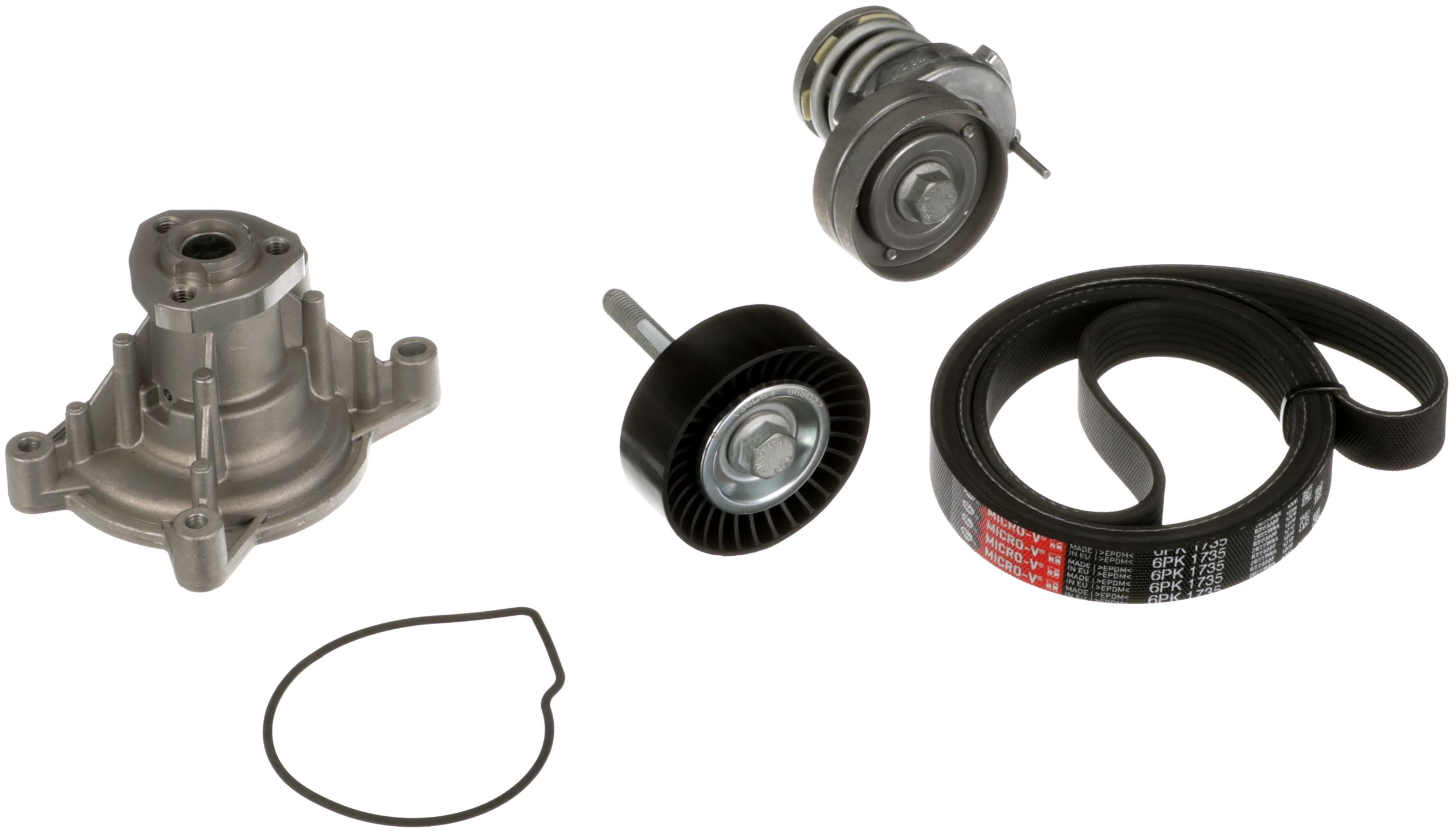 Комплект поліклинових ременів GATES KP76PK1735 - zapix