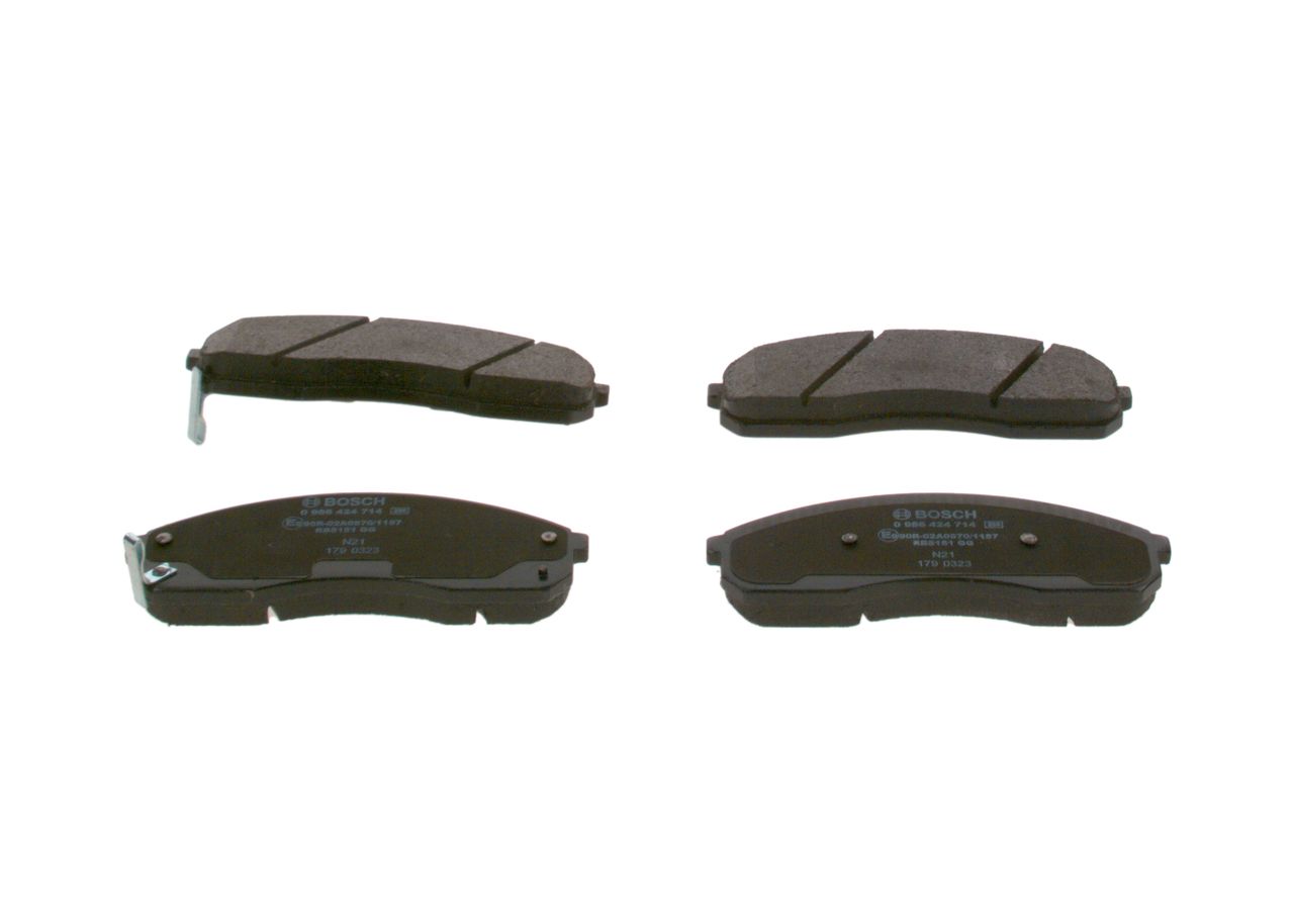 Гальмівні колодки дискові BOSCH 0986424714 - zapix