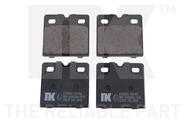 Гальмівні колодки дискові NK 2266003 - zapix