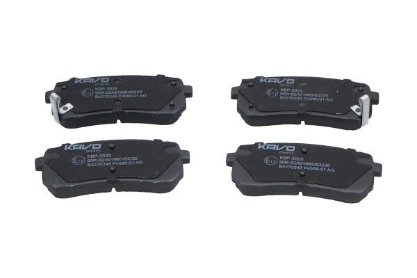 Гальмівні колодки дискові KAVO PARTS KBP3026 - zapix
