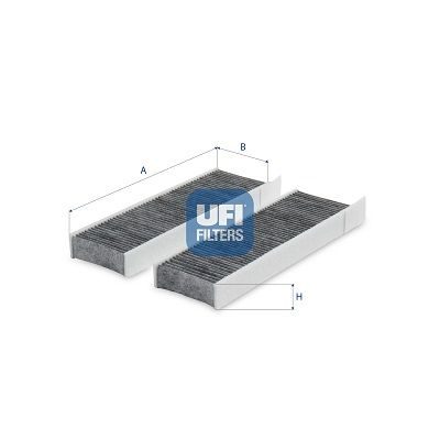 Фільтр салону UFI 5446900 - zapix