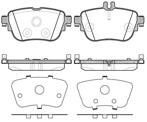 Гальмівні колодки дискові WOKING P1799300 - zapix