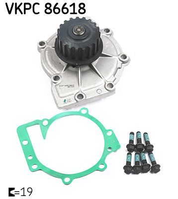 Помпа системи охолодження SKF VKPC86618 - zapix