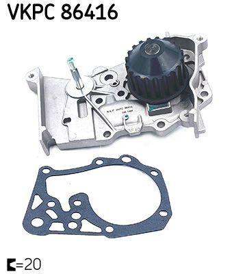 Помпа системи охолодження SKF VKPC86416 - zapix
