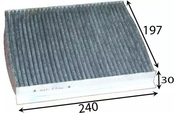 Фільтр салону JS ASAKASHI AC8507 - zapix