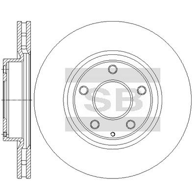 Гальмівний диск HI-Q SD4440 - zapix