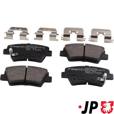 Гальмівні колодки дискові JP GROUP 3563701110 - zapix