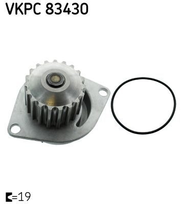 Помпа системи охолодження SKF VKPC83430 - zapix