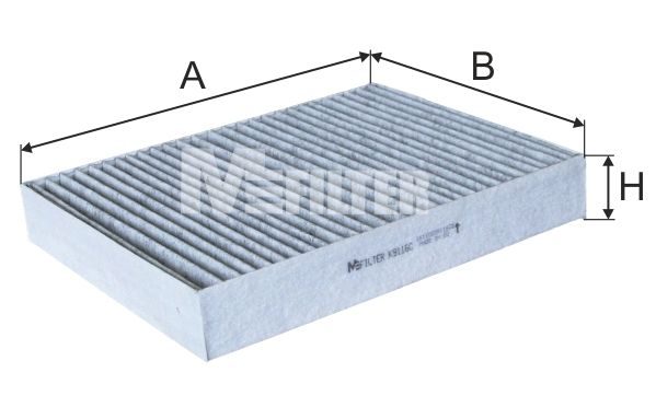 Фільтр салону MFILTER K9116C - zapix