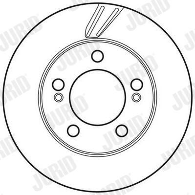 Гальмівний диск JURID 562785JC - zapix