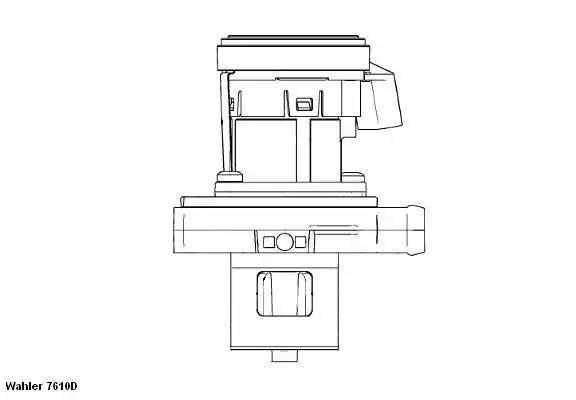 Клапан EGR BORGWARNER (WAHLER) 7610D - zapix