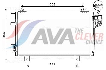 Радіатор кондиціонера AVA QUALITY COOLING MZ5261D - zapix