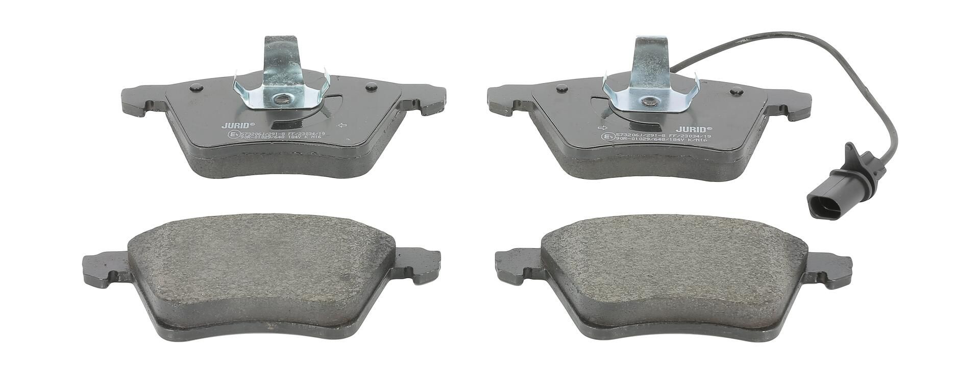 Гальмівні колодки дискові JURID 573206J - zapix