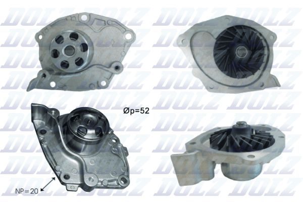 Помпа системи охолодження DOLZ R232 - zapix