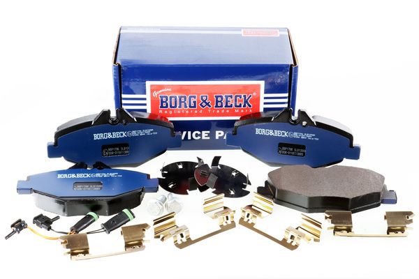 Гальмівні колодки дискові BORG & BECK BBP1796 - zapix