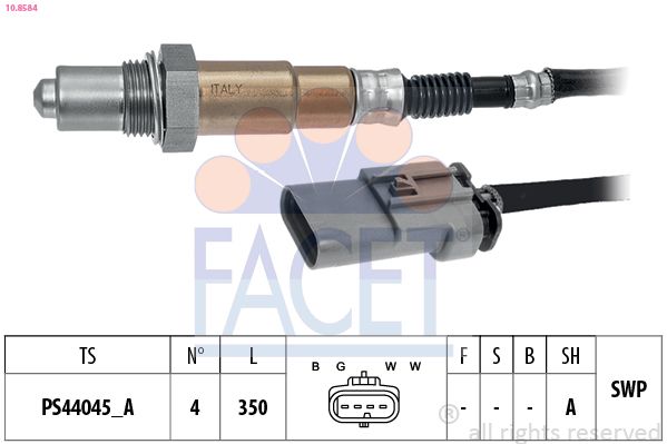 Кисневий датчик FACET 108584 - zapix